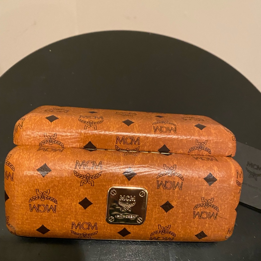 Authentic MCM Classic Print Glasses Case